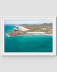 Rolling South - Cabarita - Fine Art Print - Traditional Frame - White - Landscape