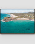 Rolling South - Cabarita - Fine Art Print - Float Frame Canvas - Raw Oak - Landscape