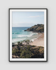 Cabarita Headland Drift - Fine Art Print - Traditional Frame - Black - Portrait
