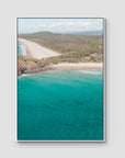 Rolling South - Cabarita - Fine Art Print - Float Frame Canvas - White - Portrait
