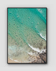 Cabarita Top Down - Fine Art Print - Float Frame Canvas - Black - Portrait