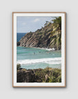 Framed by Nature - Cabarita - Fine Art Print - Traditional Frame - Raw Oak - Portrait