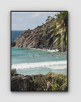 Framed by Nature - Cabarita - Fine Art Print - Float Frame Canvas - Black - Portrait