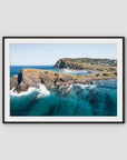 Crescent Head Point - Art Print - Traditional Frame - Black - Landscape