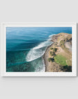 Headland Track - Crescent Head ii - Art Print - Traditional Frame - White - Landscape