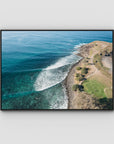 Headland Track - Crescent Head ii - Art Print - Float Frame Canvas - Black - Landscape