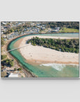 Crescent Head Creek Bridge - Art Print - Float Frame Canvas - White - Landscape
