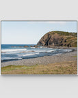 Pebbly Beach - Crescent Head - Art Print - Float Frame Canvas - White - Landscape