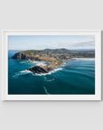 Crescent Head Headland ii - Art Print - Traditional Frame - White - Landscape