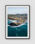 Crescent Head Headland ii - Art Print - Traditional Frame - Black - Portrait