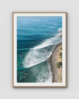 Headland Track - Crescent Head ii - Art Print - Traditional Frame - Raw Oak - Portrait