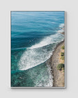 Headland Track - Crescent Head ii - Art Print - Float Frame Canvas - White - Portrait