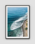 Headland Track - Crescent Head ii - Art Print - Traditional Frame - Black - Portrait