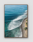 Headland Track - Crescent Head ii - Art Print - Float Frame Canvas - Raw Oak - Portrait