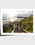 Champagne Pools Stairs - Fraser Island - Art Print - Fine Art Paper - Unframed Print - Landscape