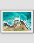 Champagne Pools - Fraser Island - Art Print - Traditional Frame - Black - Landscape