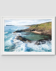 Champagne Pools ii - Fraser Island - Art Print - Traditional Frame - White - Landscape