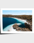 Lake McKenzie Aerial iii - Fraser Island - Art Print - Fine Art Paper - Unframed Print - Landscape