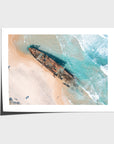 Maheno Shipwreck - Fraser Island - Art Print - Fine Art Paper - Unframed Print - Landscape