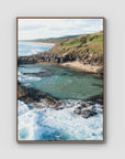 Champagne Pools ii - Fraser Island - Art Print - Float Frame Canvas - Raw Oak - Portrait