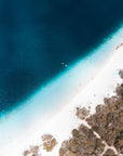 Lake McKenzie Top Down - Fraser Island - Art Print