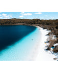 Lake McKenzie Aerial ii - Fraser Island - Art Print