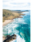North Fraser Island Aerial - Art Print