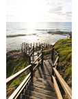 Champagne Pools Stairs - Fraser Island - Art Print