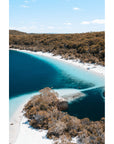 Lake McKenzie Aerial iii - Fraser Island - Art Print