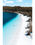 Lake McKenzie Aerial ii - Fraser Island - Art Print