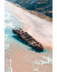 Maheno Shipwreck ii - Fraser Island - Art Print