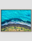 Burleigh Headland Aerial - Gold Coast - Art Print Tidaltones
