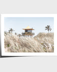 Life Guard Tower - Gold Coast - Art Print - Fine Art Paper - Unframed Print - Landscape