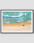 Burleigh Beach Morning Swim - Gold Coast - Art Print Tidaltones