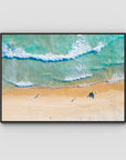 Burleigh Beach Morning Swim - Gold Coast - Art Print Tidaltones