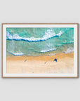 Burleigh Beach Morning Swim - Gold Coast - Art Print Tidaltones