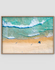 Burleigh Beach Morning Swim - Gold Coast - Art Print Tidaltones