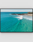 Snapper Fun Days - Gold Coast - Art Print - Float Frame Canvas - Black - Landscape