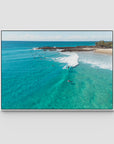 Snapper Fun Days - Gold Coast - Art Print - Float Frame Canvas - White - Landscape