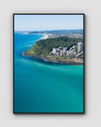 Burleigh Aerial - Gold Coast - Art Print Tidaltones