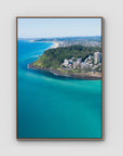Burleigh Aerial - Gold Coast - Art Print Tidaltones