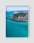 Burleigh Aerial - Gold Coast - Art Print Tidaltones