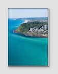 Burleigh Aerial - Gold Coast - Art Print Tidaltones