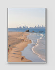 Elephant Rock Lookout - Currumbin - Gold Coast - Art Print - Float Frame Canvas - White - Portrait