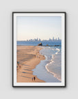 Elephant Rock Lookout - Currumbin - Gold Coast - Art Print - Traditional Frame - Black - Portrait