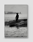 Kirra Mal Days - Gold Coast - Art Print - Float Frame Canvas - White - Portrait