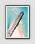 Tally Rock Wall - Gold Coast - Art Print - Traditional Frame - Black - Portrait