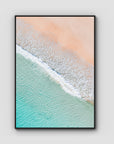 Tidal Tones ii - Gold Coast - Art Print - Float Frame Canvas - Black - Portrait