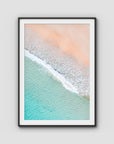 Tidal Tones ii - Gold Coast - Art Print - Traditional Frame - Black - Portrait