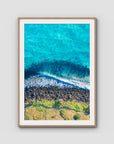 Burleigh Headland Aerial - Gold Coast - Art Print Tidaltones